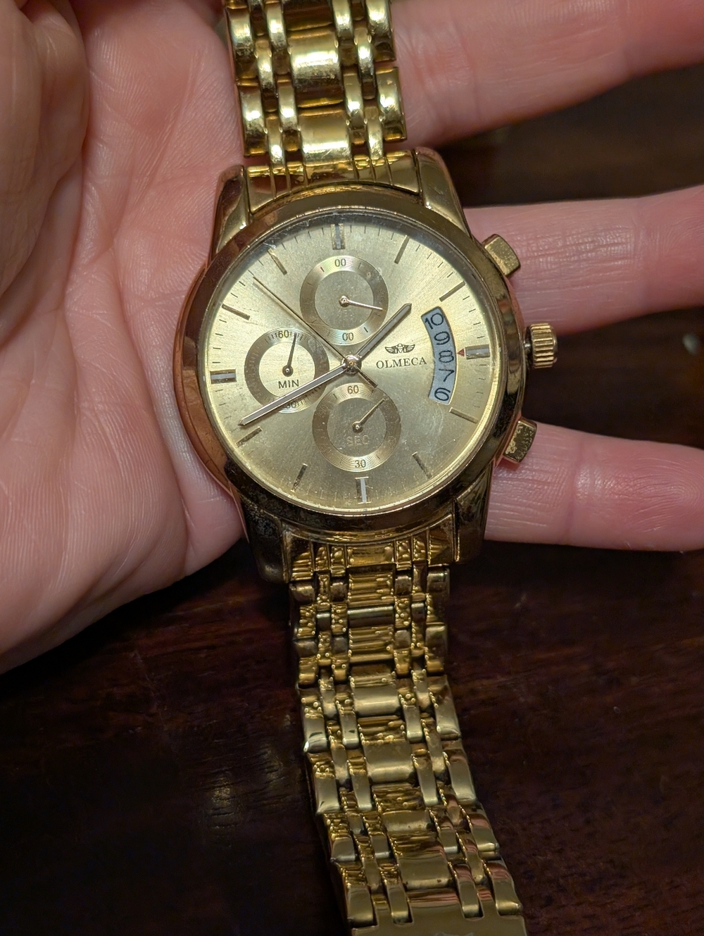 Olmeca Gold Watch